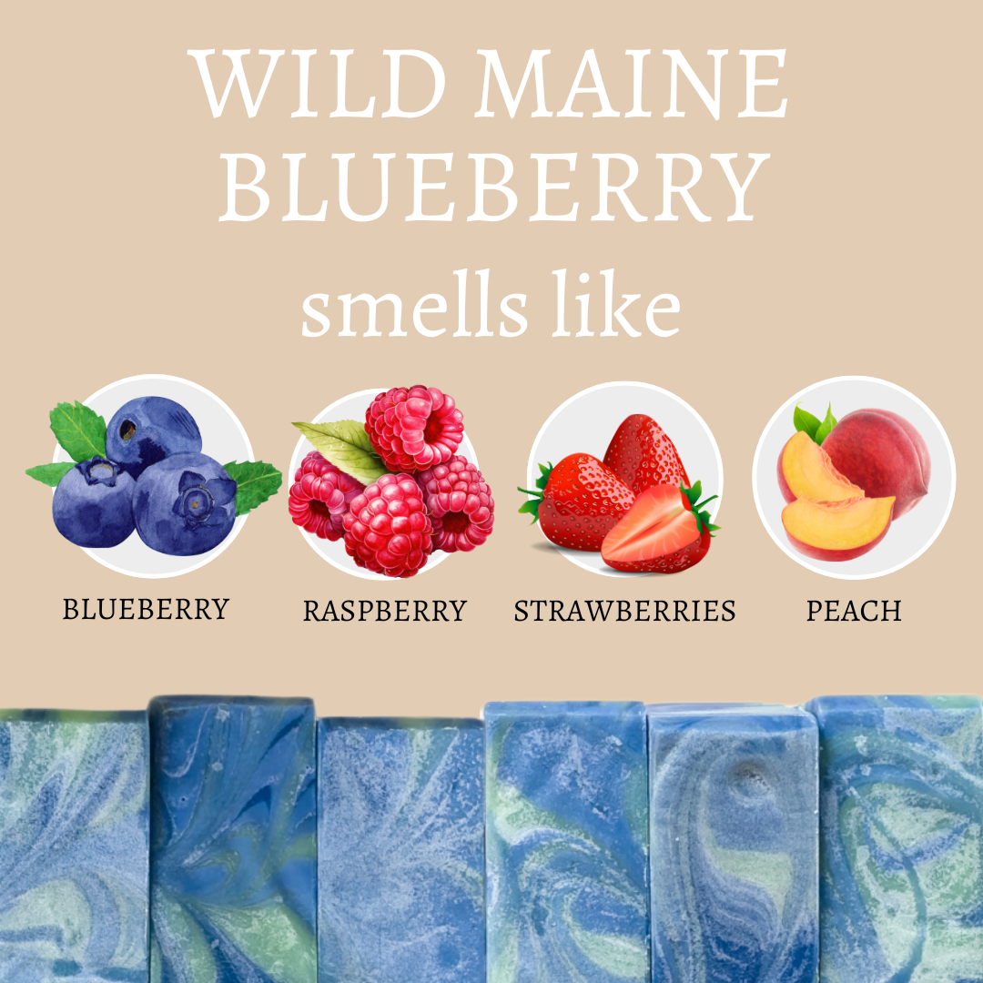 Wild Maine Blueberry Artisan Bar Soap
