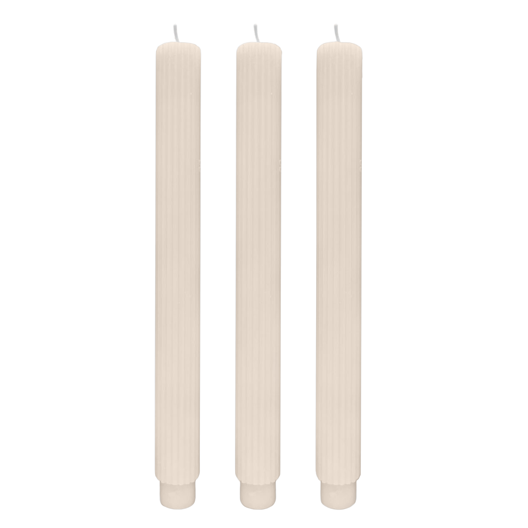 Fluted Taper Candles