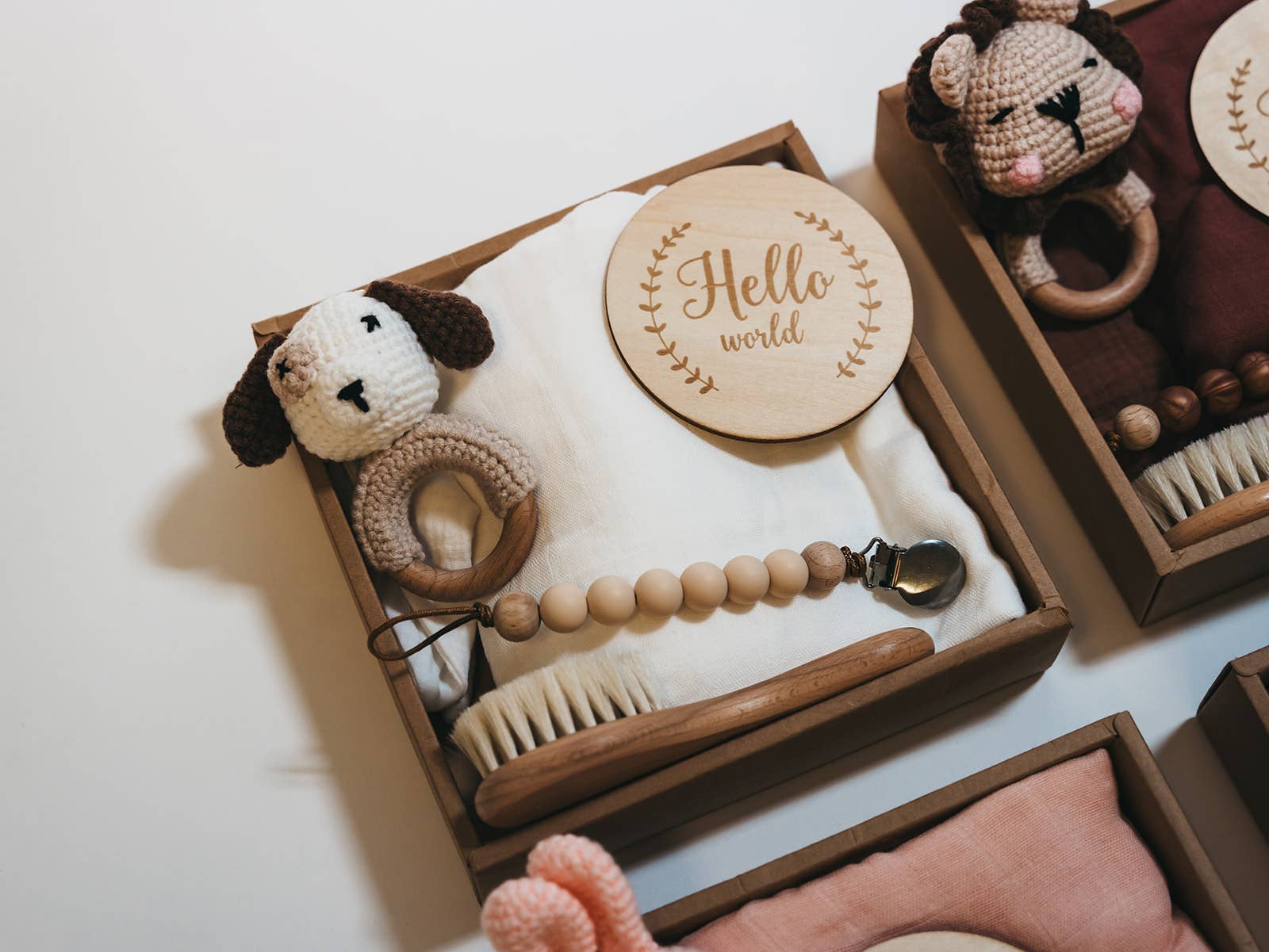 Welcome Baby 6 Piece Gift Box