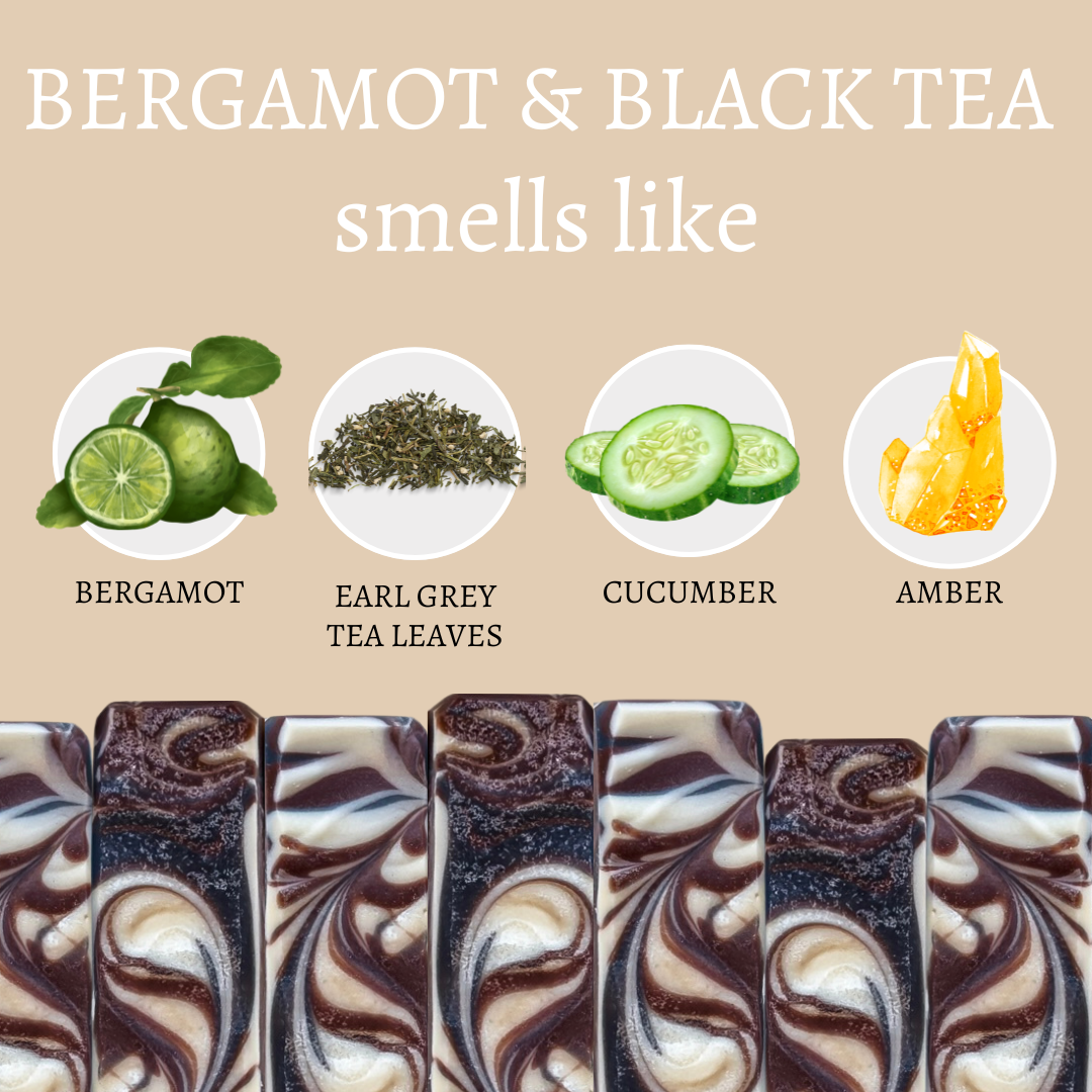 Bergamot and Black Tea Artisan Bar Soap