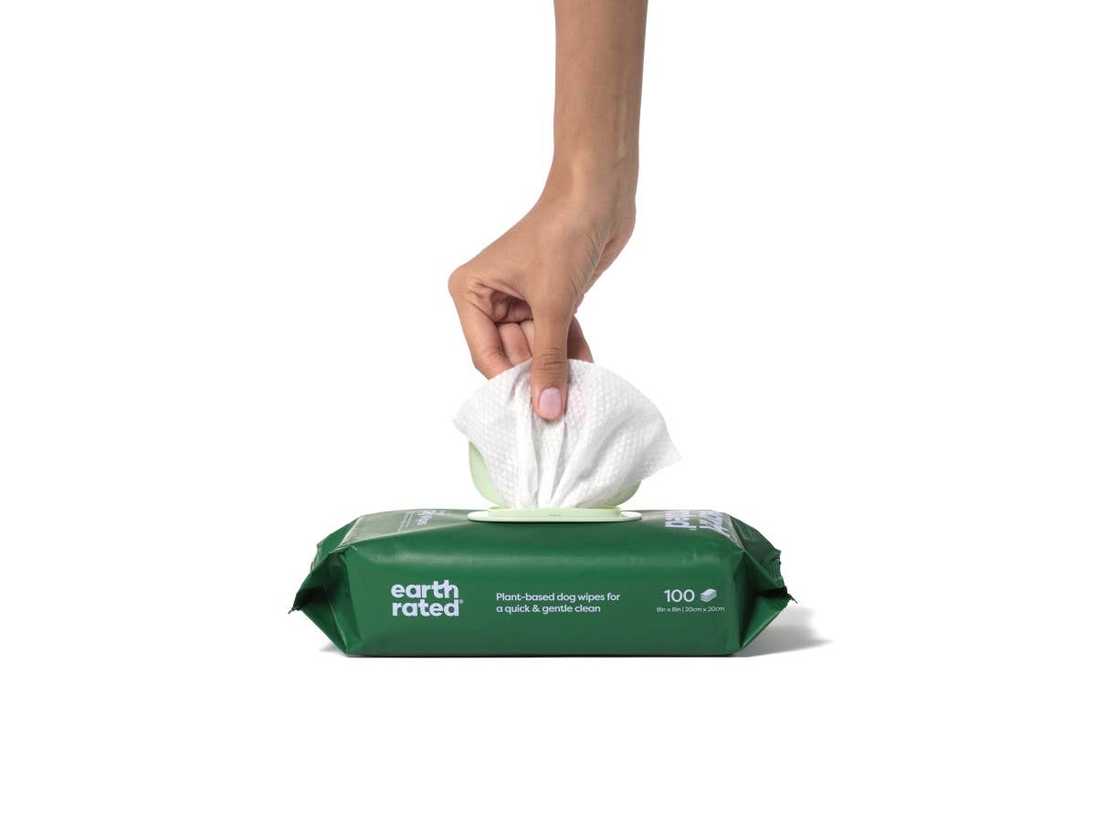 Earth Rated Dog Grooming Wipes | Lavender
