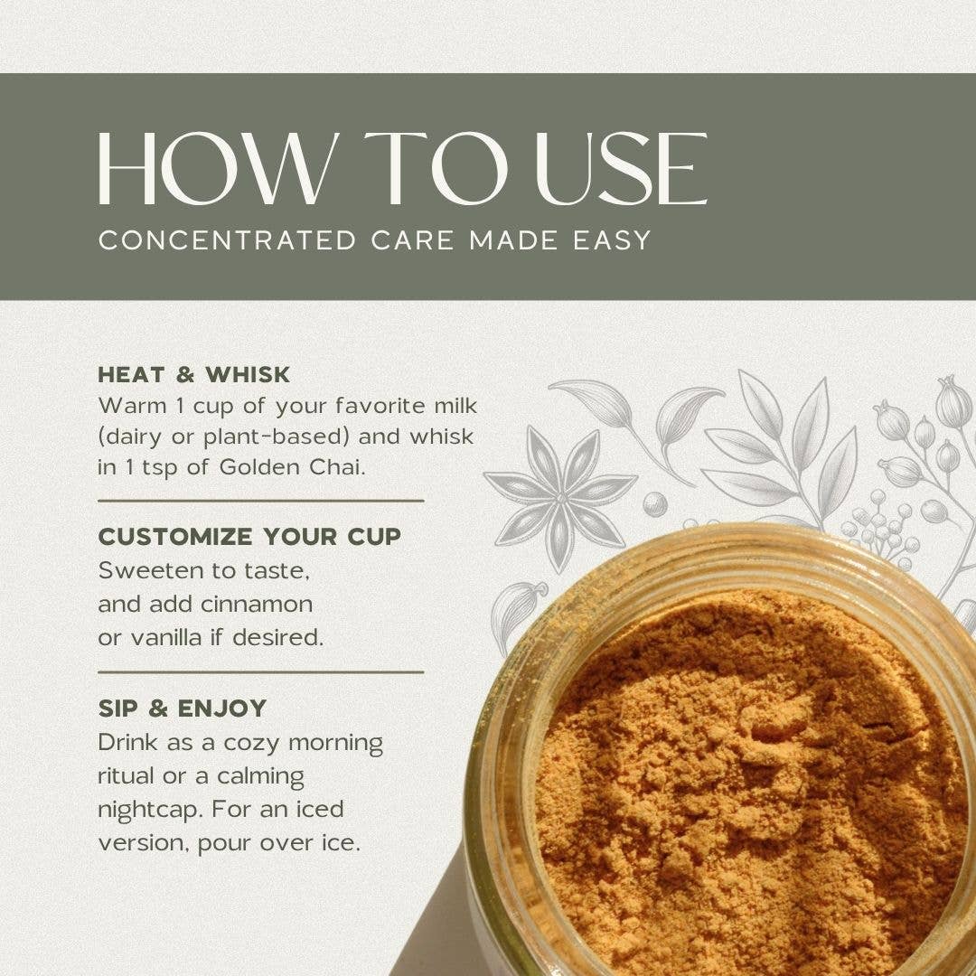 Golden Chai Mushroom Elixir