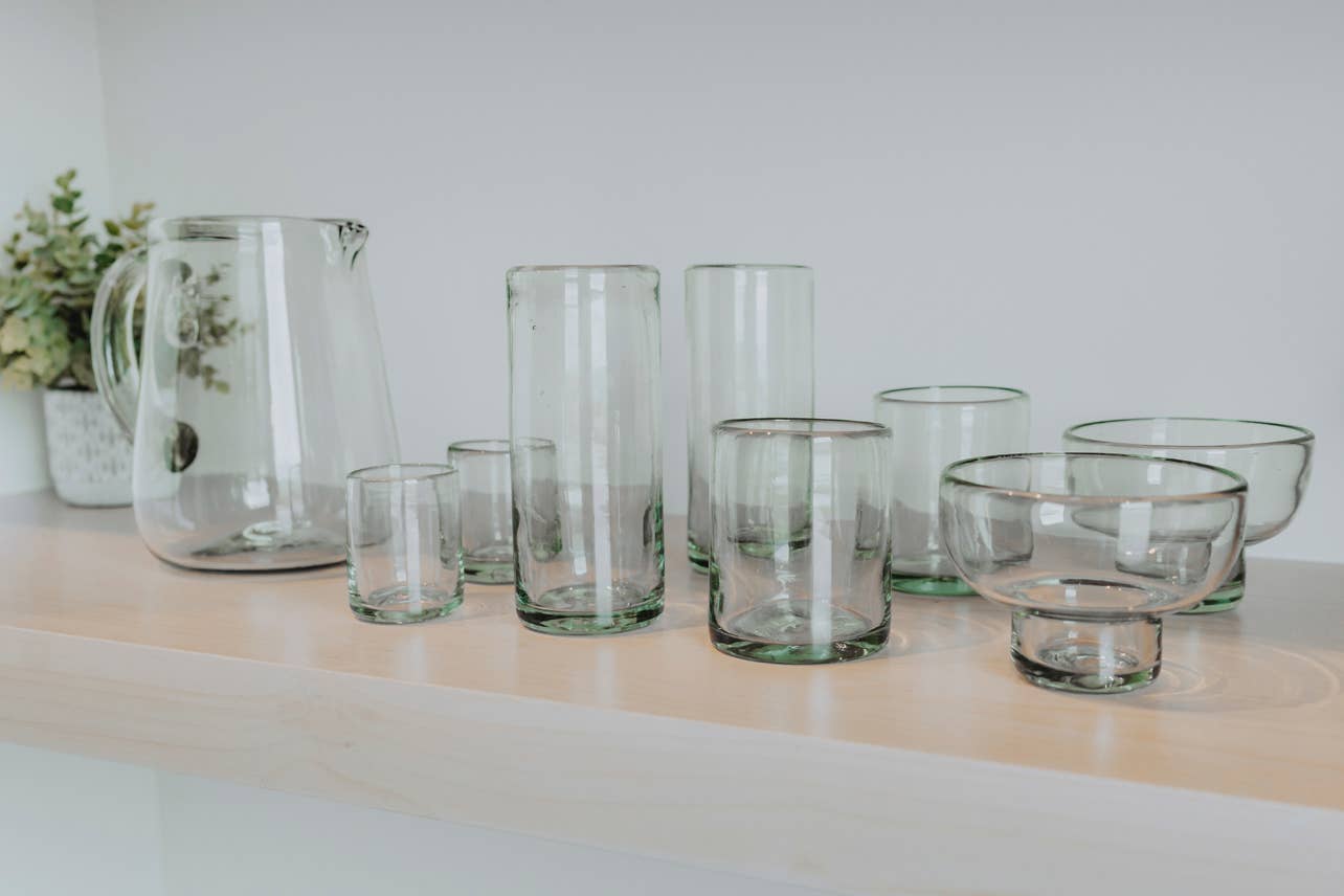 Handblown Mexican Margarita Glass | Clear