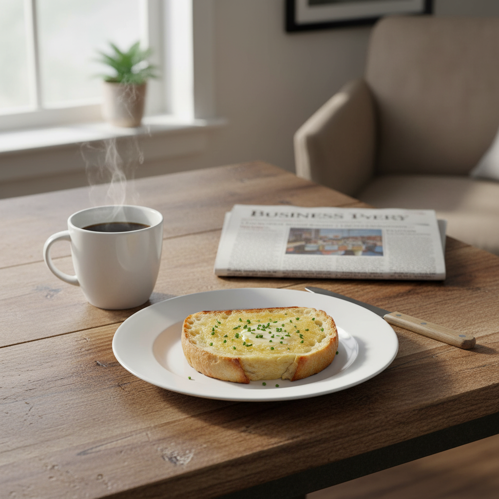 White Rimmed Bread & Butter Plate