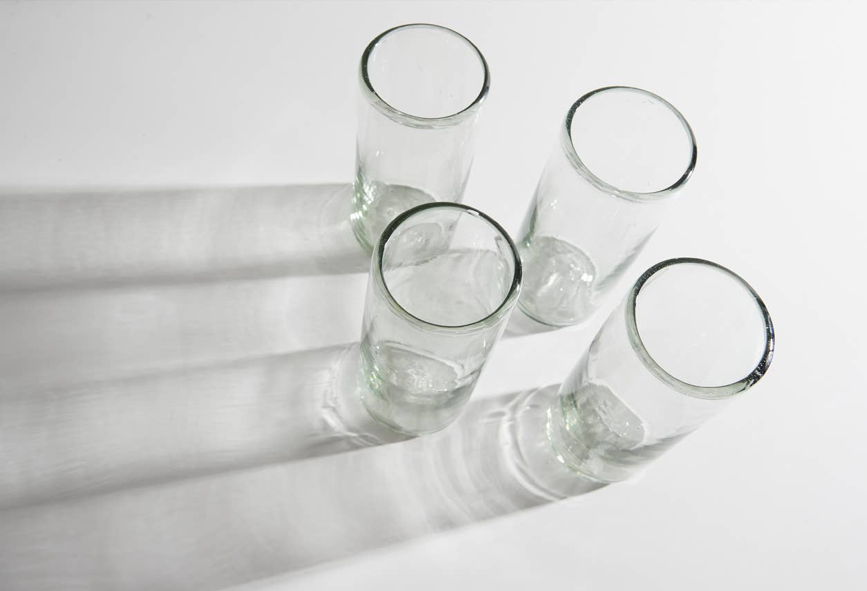 Handblown Mexican Highball Glass | Clear