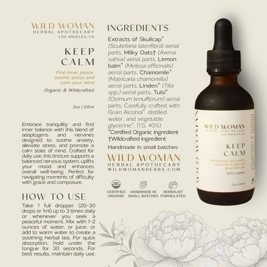 Keep Calm Herbal Tincture