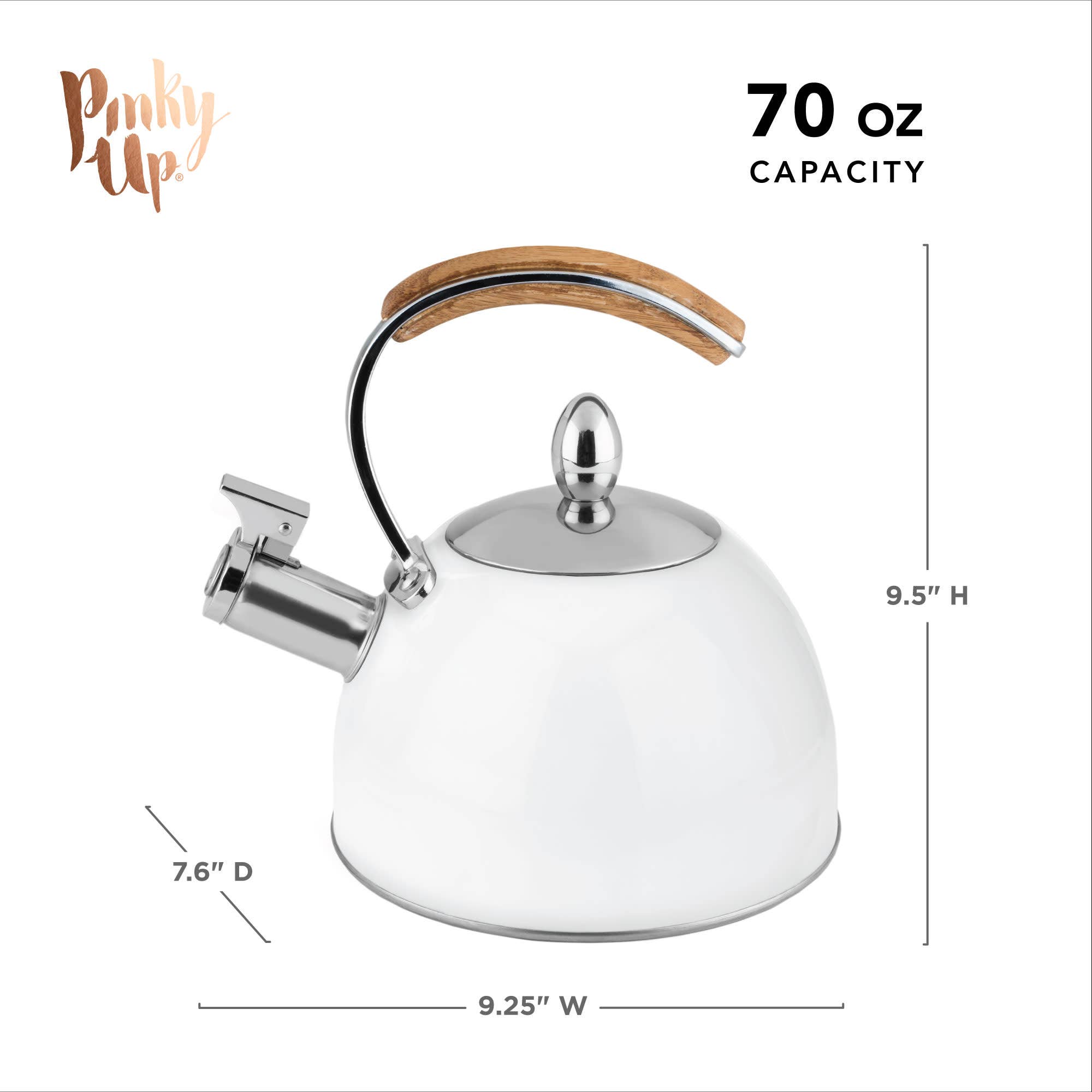 Hadley Tea Kettle in White