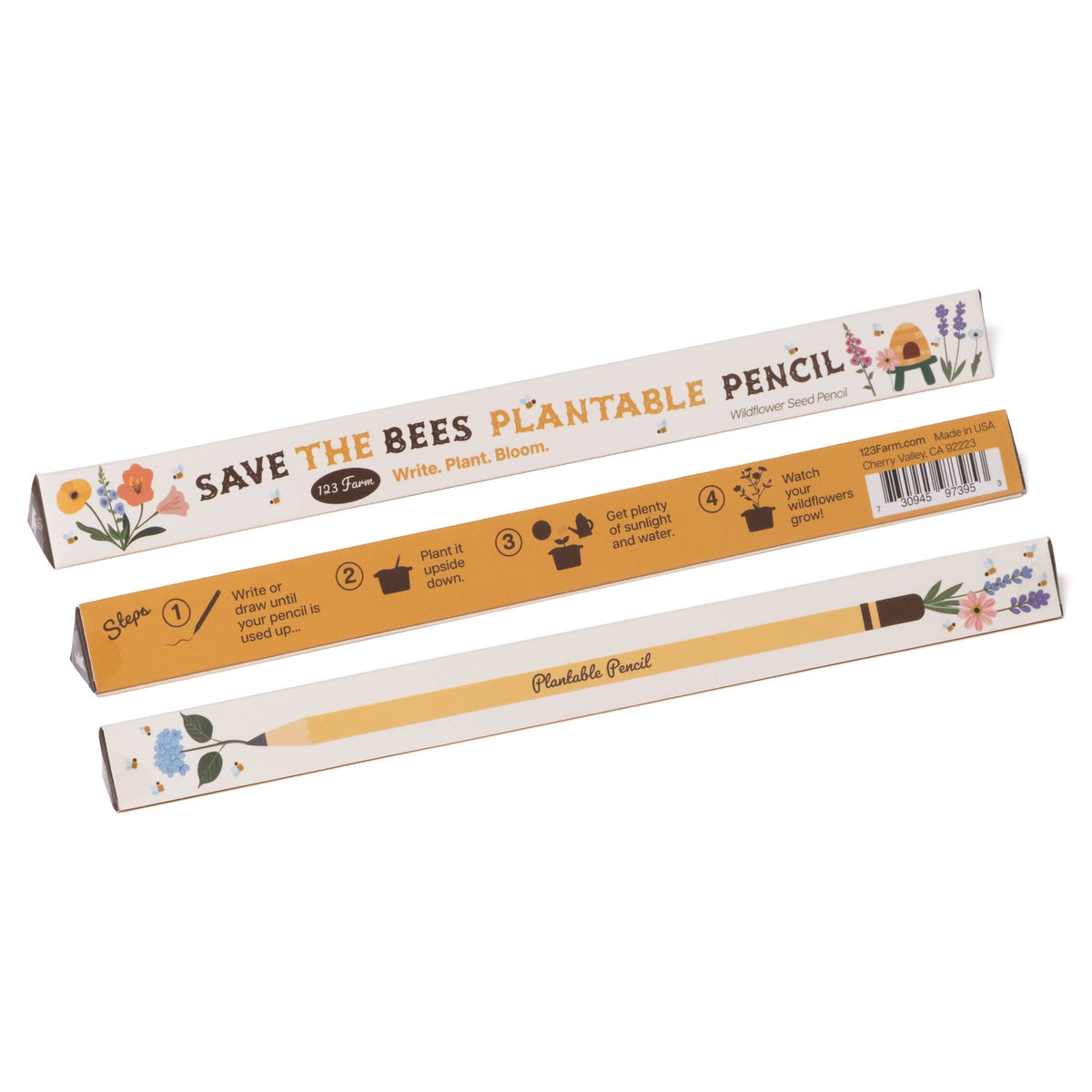 Save the Bees Plantable Pencil