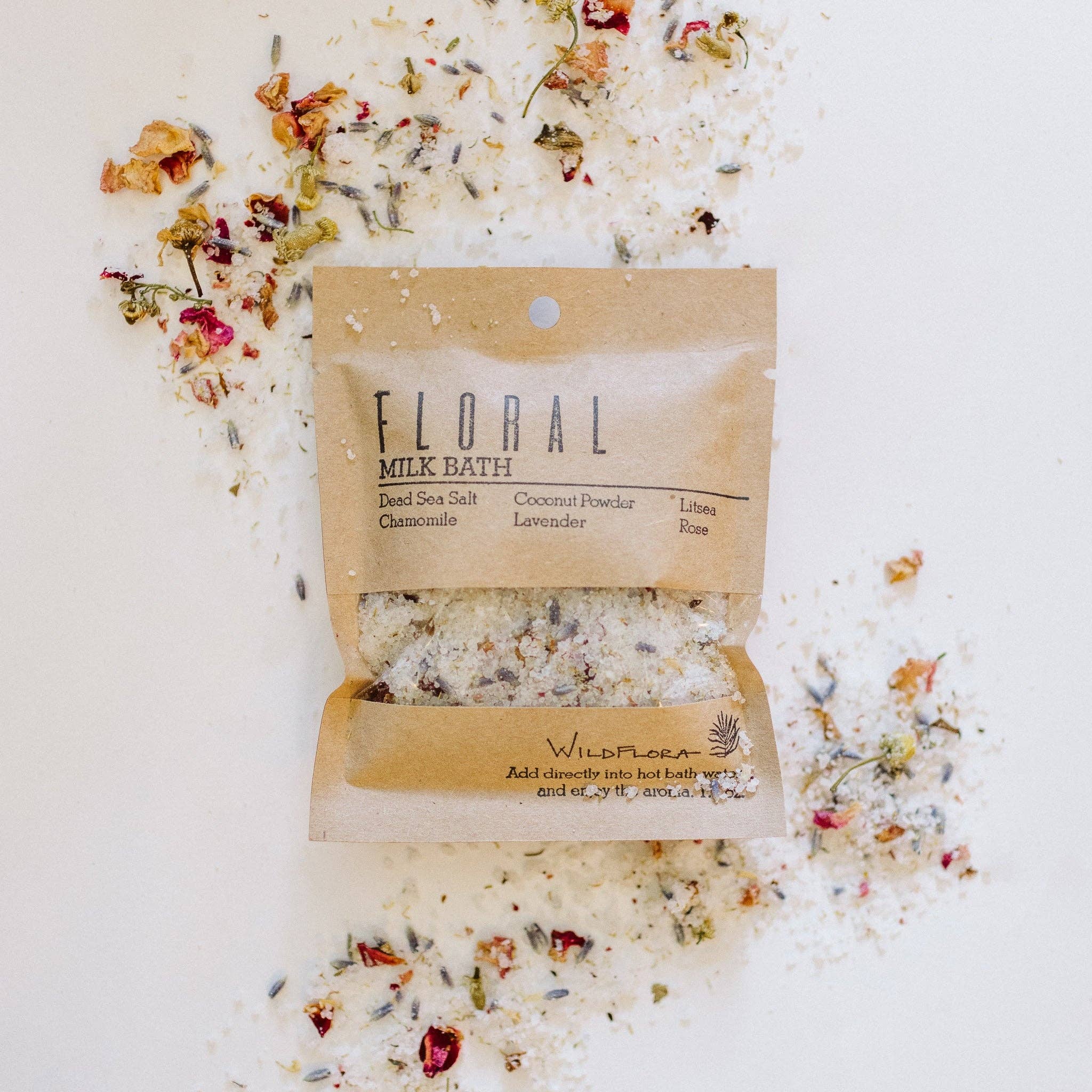 WildFlora Bath Salt Packets