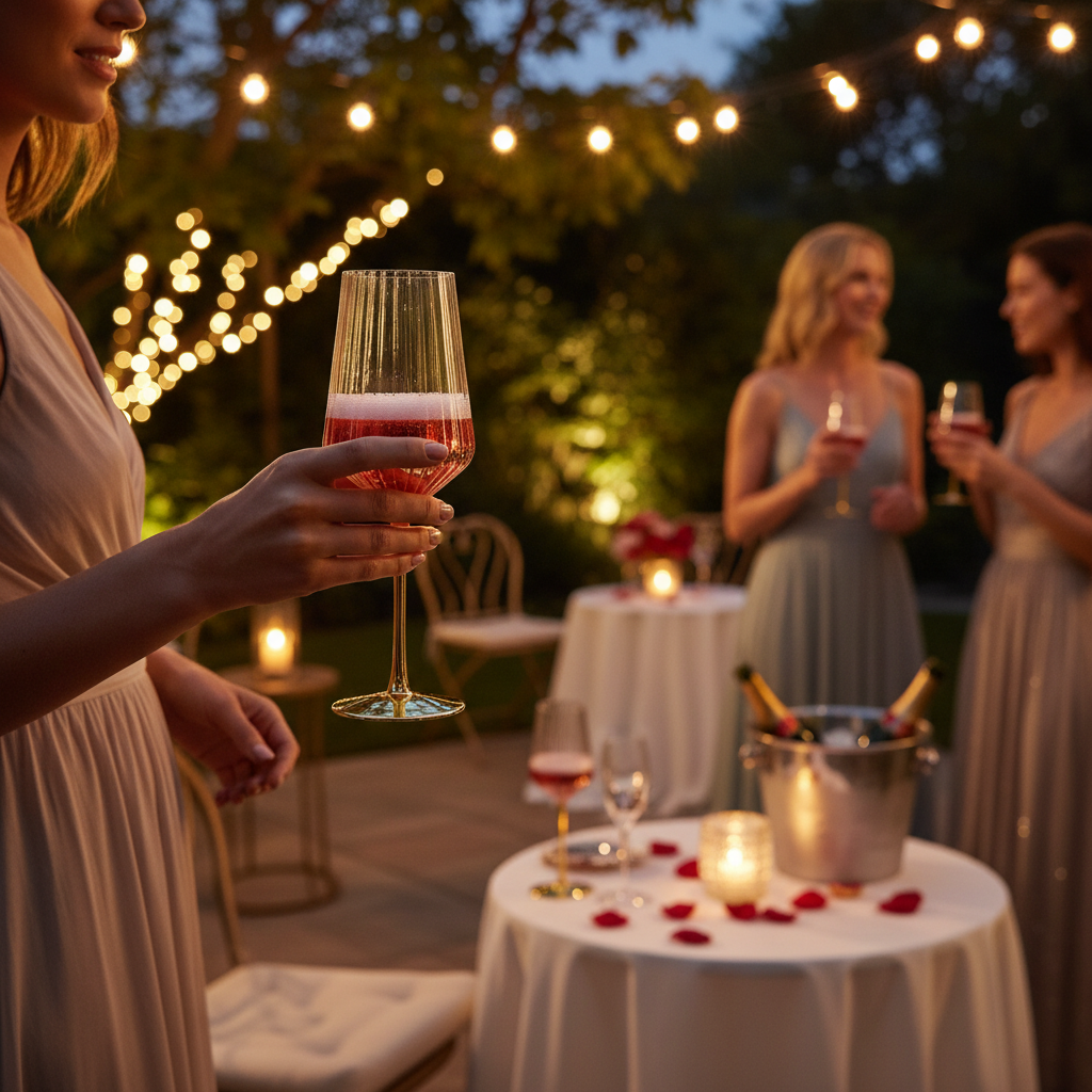 Gold Wine Glass