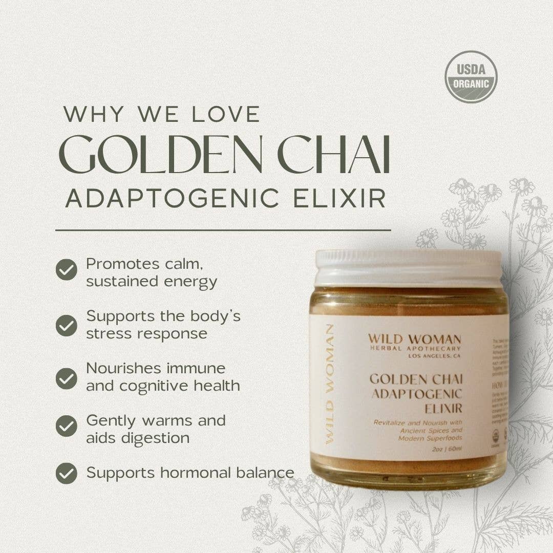 Golden Chai Mushroom Elixir