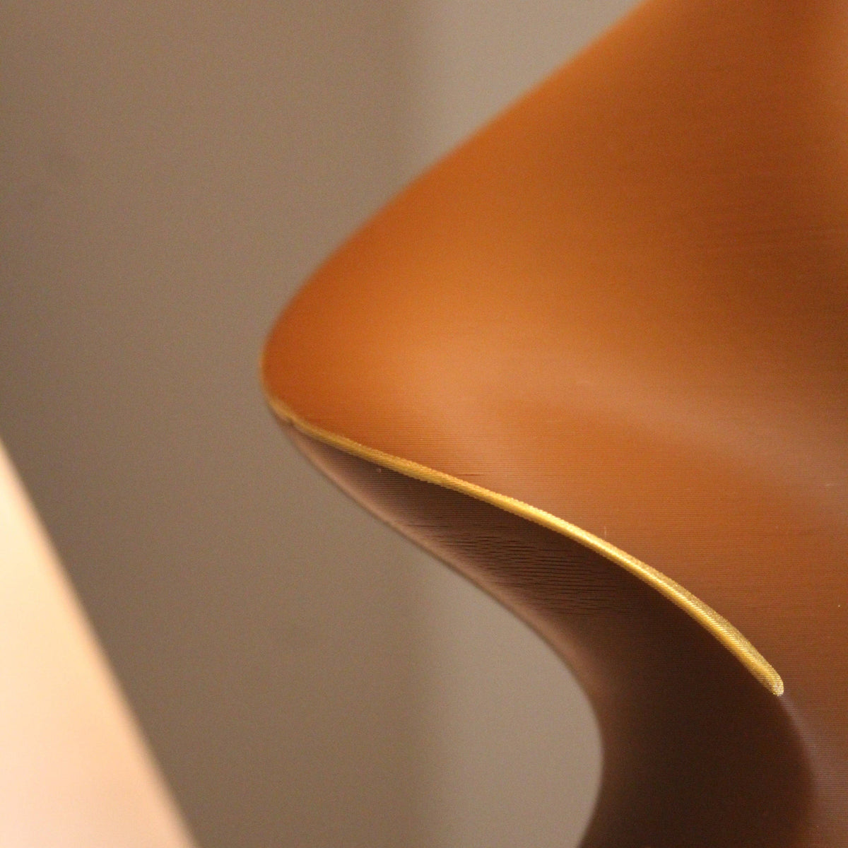 The Earth Lamp with warm glow and sculptural desert-inspired design
